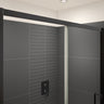 Connect Pro 55 ½-57 x 76 in. 6mm Sliding Shower Door for Alcove Installation with Clear glass in Chrome