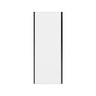 Connect Pro Return Panel for 32 in. Base with Clear glass in Chrome