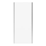 Connect Pro Return Panel for 36 in. Base with Clear glass in Chrome