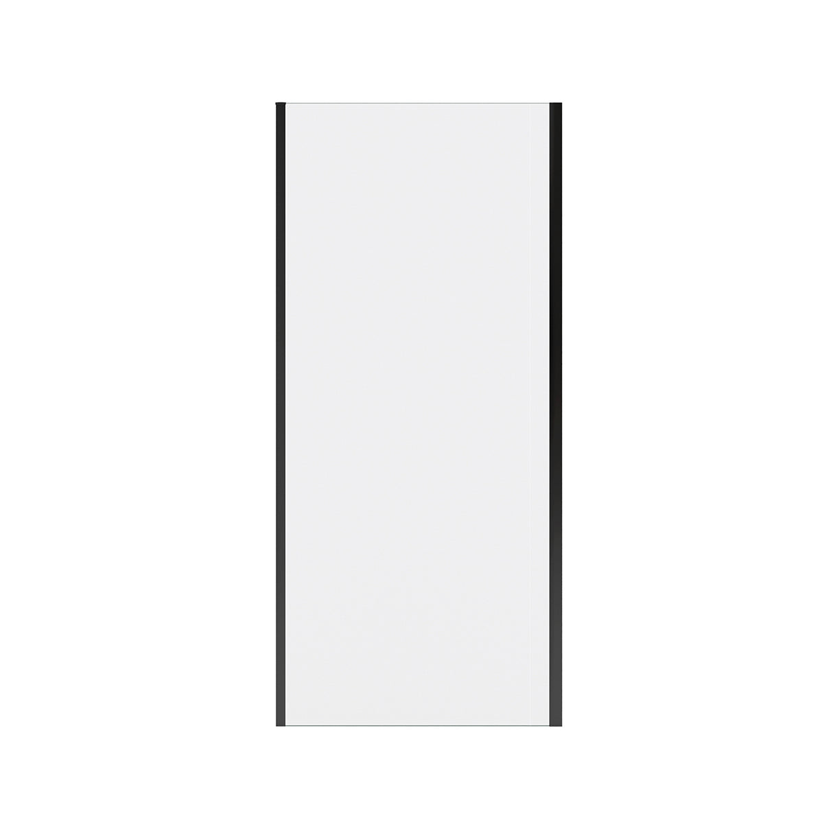 Connect Pro Return Panel for 36 in. Base with Clear glass in Chrome