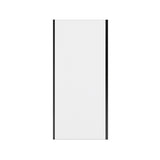 Connect Pro Return Panel for 36 in. Base with Clear glass in Chrome