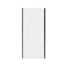 Connect Pro Return Panel for 36 in. Base with Clear glass in Chrome