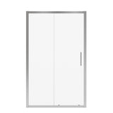 Connect 43 ½-45 x 72 in. 6mm Sliding Shower Door for Alcove Installation with Clear glass in Chrome