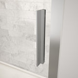Connect 43 ½-45 x 72 in. 6mm Sliding Shower Door for Alcove Installation with Clear glass in Chrome
