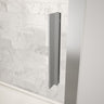 Connect 45-46 1/2 x 72 in. 6mm Sliding Shower Door for Alcove Installation with Clear glass in Chrome