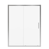 Connect 55 ½-57 x 72 in. 6mm Sliding Shower Door for Alcove Installation with Clear glass in Chrome