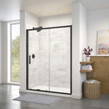 Connect 55 ½-57 x 72 in. 6mm Sliding Shower Door for Alcove Installation with Clear glass in Chrome