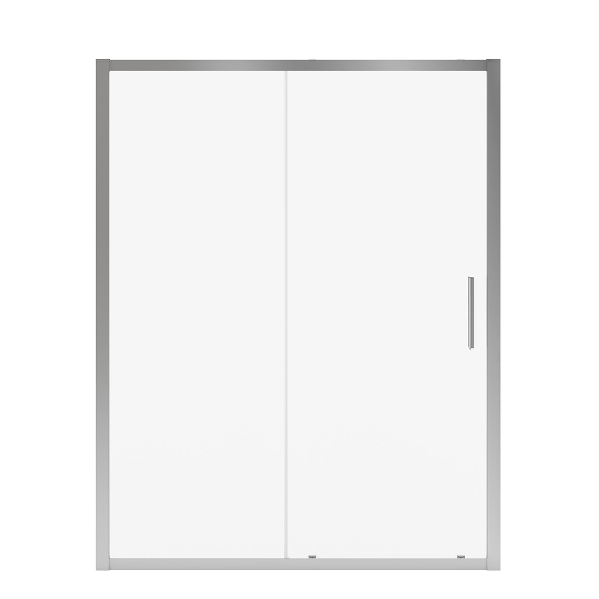 Connect 57-58 ½ x 72 in. 6mm Sliding Shower Door for Alcove Installation with Clear glass in Chrome