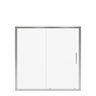 Connect 55 ½-57 x 57 in. 6mm Sliding Tub Door for Alcove Installation with Clear glass in Chrome