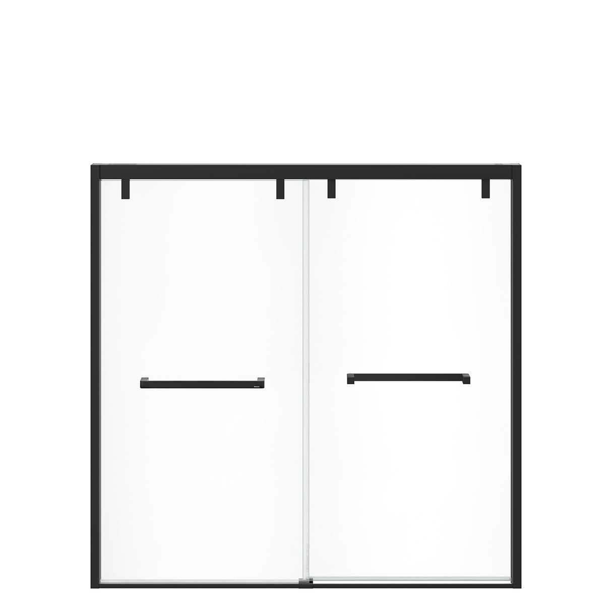Uptown 56-59 x 58 in. 8 mm Bypass Tub Door for Alcove Installation with Clear glass in Chrome