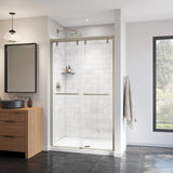 Uptown 44-47 x 76 in. 8 mm Bypass Shower Door for Alcove Installation with Clear glass in Chrome