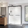 Uptown 56-59 x 76 in. 8 mm Bypass Shower Door for Alcove Installation with Clear glass in Chrome