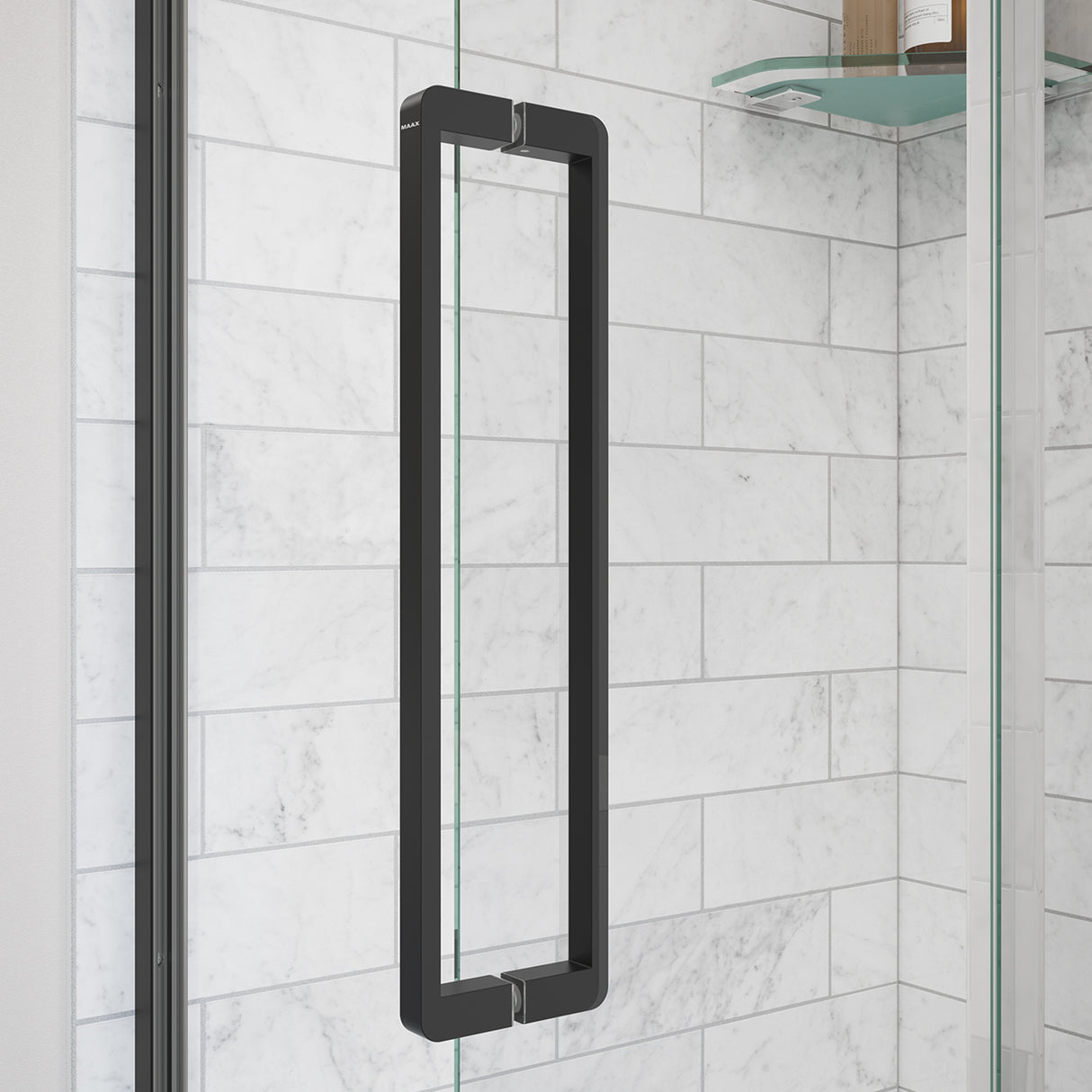 Uptown 44-47 x 76 in. 8 mm Sliding Shower Door for Alcove Installation with Clear glass in Chrome