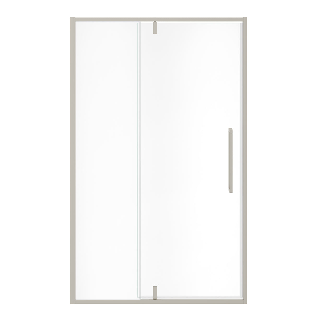Uptown 45-47 x 76 in. 8 mm Pivot Shower Door for Alcove Installation with Clear glass in Chrome