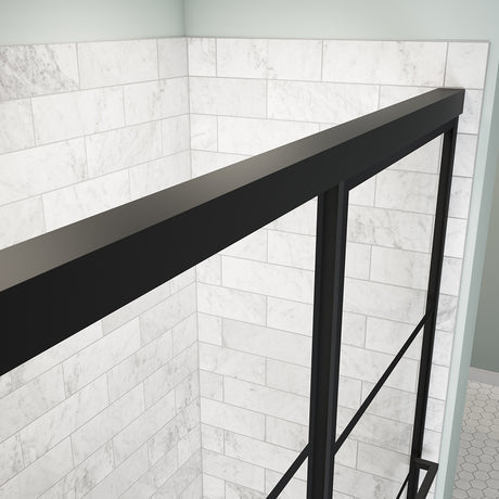 Incognito 57 Shaker 56-59 x 56 3/4 in. 8mm Tub Door
