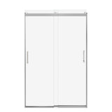 Revelation Square 44-47 x 70 ½-73 in. 8mm Bypass Shower Door for Alcove Installation with Clear glass in Chrome
