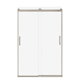 Revelation Square 44-47 x 70 ½-73 in. 8mm Bypass Shower Door for Alcove Installation with Clear glass in Chrome
