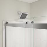 Revelation Square 56-59 x 70 ½-73 in. 8mm Bypass Shower Door for Alcove Installation with Clear glass in Chrome
