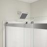 Revelation Square 56-59 x 70 ½-73 in. 8mm Bypass Shower Door for Alcove Installation with Clear glass in Chrome