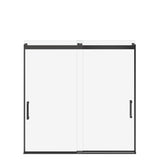 Revelation Square 56-59 x 56 ¾-59 ¼ in. 8mm Bypass Tub Door for Alcove Installation with Clear glass in Chrome