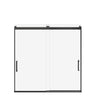Revelation Square 56-59 x 56 ¾-59 ¼ in. 8mm Bypass Tub Door for Alcove Installation with Clear glass in Chrome