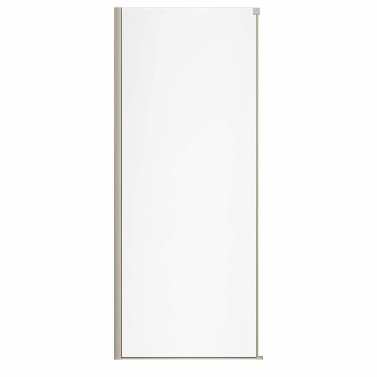 Nebula Return Panel for 36 in. Base with Clear glass in Chrome
