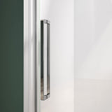 Nebula 56 ½-58 ½ x 78 ¾ in. 8mm Sliding Shower Door for Alcove Installation with Clear glass in Chrome
