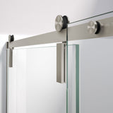 Nebula 56 ½-58 ½ x 78 ¾ in. 8mm Sliding Shower Door for Alcove Installation with Clear glass in Chrome