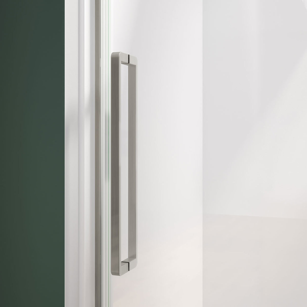 Nebula 56 ½-58 ½ x 78 ¾ in. 8mm Sliding Shower Door for Alcove Installation with Clear glass in Chrome
