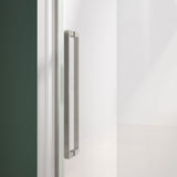 Nebula 56 ½-58 ½ x 78 ¾ in. 8mm Sliding Shower Door for Alcove Installation with Clear glass in Chrome