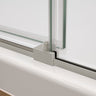 Nebula 56 ½-58 ½ x 78 ¾ in. 8mm Sliding Shower Door for Alcove Installation with Clear glass in Chrome