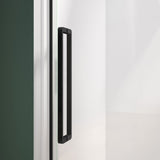 Nebula 56 ½-58 ½ x 78 ¾ in. 8mm Sliding Shower Door for Alcove Installation with Clear glass in Chrome