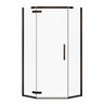 Link Neo-angle 38 x 38 x 75 in. 8mm Pivot Shower Door for Corner Installation with Clear glass in Chrome
