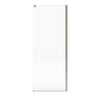 Incognito 76 Return Panel for 32 in. Base with Clear glass in Chrome