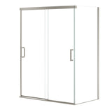 Incognito 76 Return Panel for 36 in. Base with Clear glass in Chrome