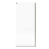 Incognito 76 Return Panel for 36 in. Base with Clear glass in Chrome