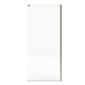 Incognito 76 Return Panel for 36 in. Base with Clear glass in Chrome