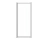 Pivolok 21-22 ¾ x 64 ½ in. Pivot Shower Door for Alcove Installation with Clear glass in Chrome