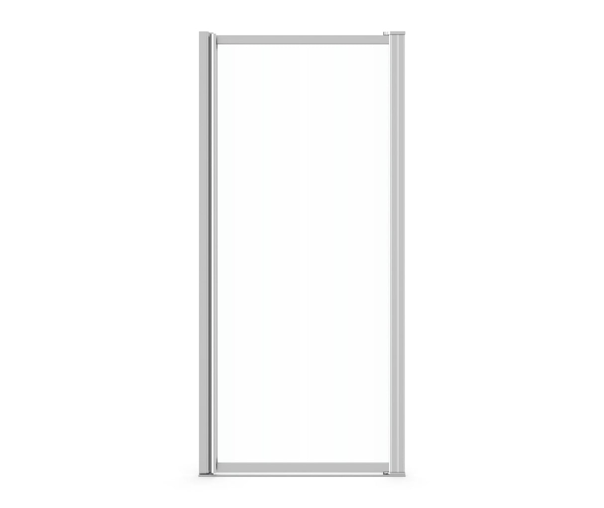 Pivolok 29-30 ¾ x 64 ½ in. Pivot Shower Door for Alcove Installation with Clear glass in Chrome