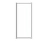 Pivolok 29-30 ¾ x 64 ½ in. Pivot Shower Door for Alcove Installation with Clear glass in Chrome