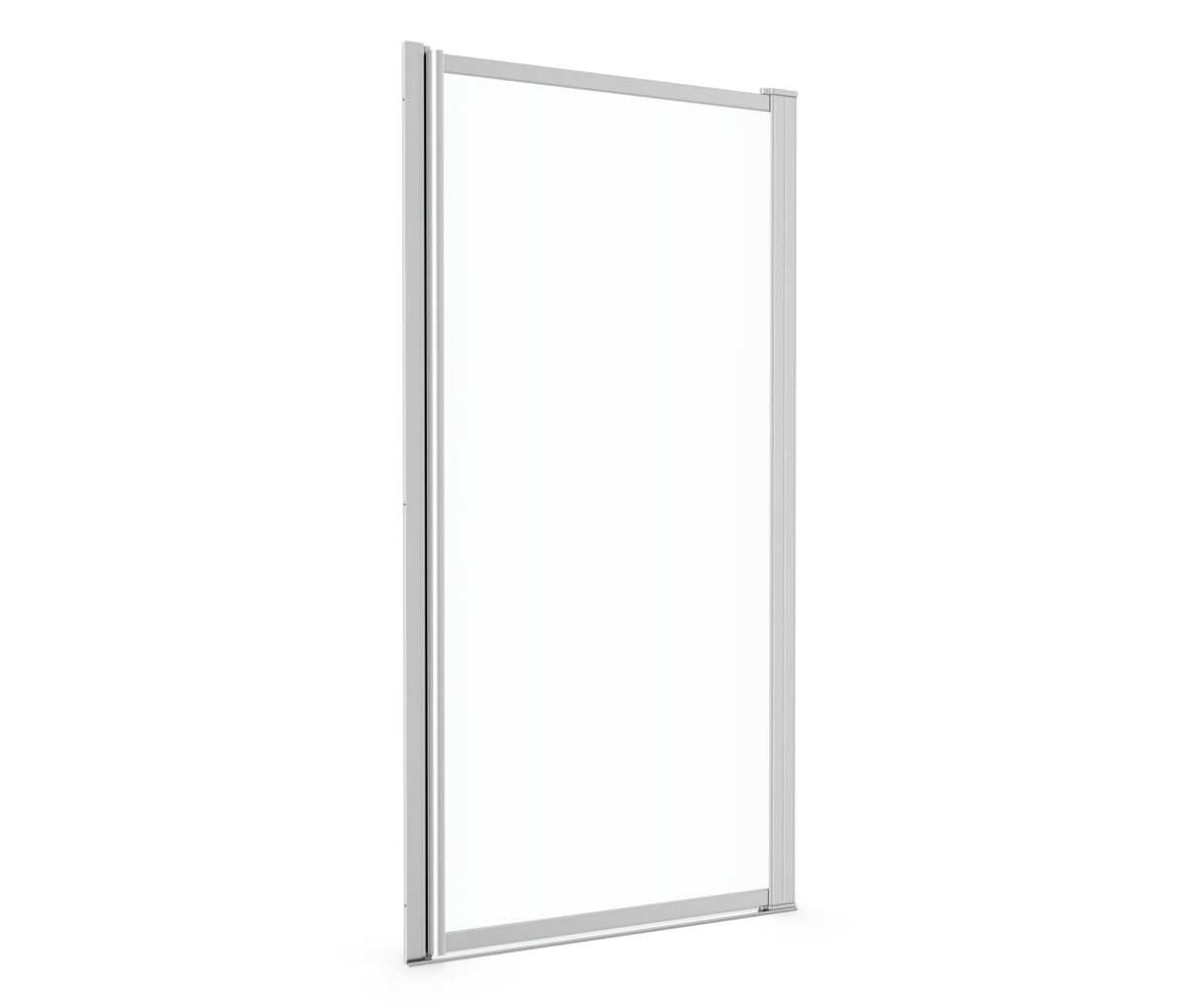 Pivolok 31-32 ¾ x 64 ½ in. Pivot Shower Door for Alcove Installation with Clear glass in Chrome