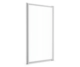 Pivolok Deluxe 32 ½-37 x 64 ½ in. Pivot Shower Door for Alcove Installation with Clear glass in Chrome