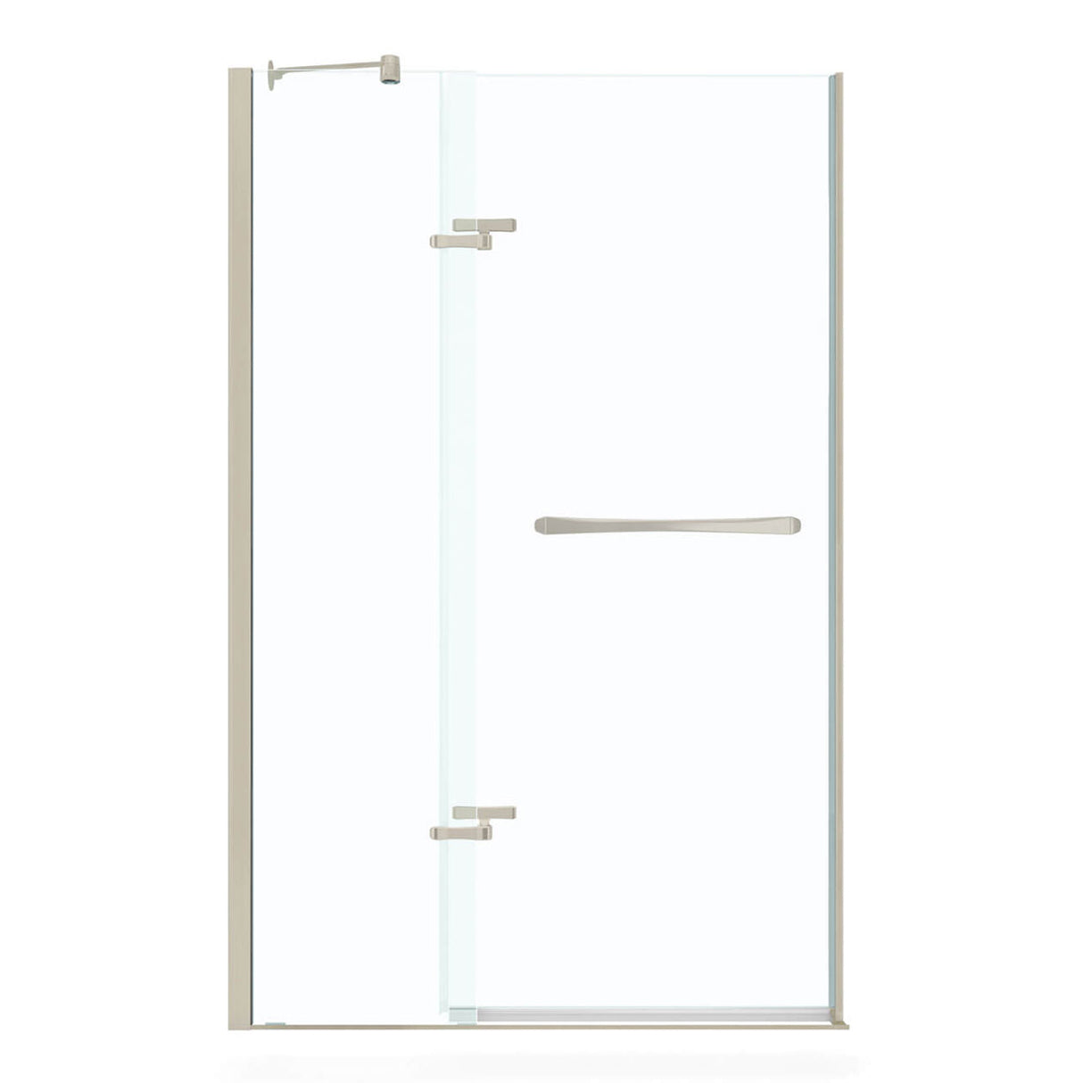 Reveal 71 44-47 x 71 ½ in. 8mm Pivot Shower Door for Alcove Installation with Clear glass in Chrome