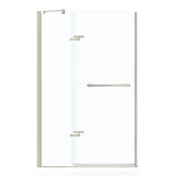 Reveal 71 44-47 x 71 ½ in. 8mm Pivot Shower Door for Alcove Installation with Clear glass in Chrome