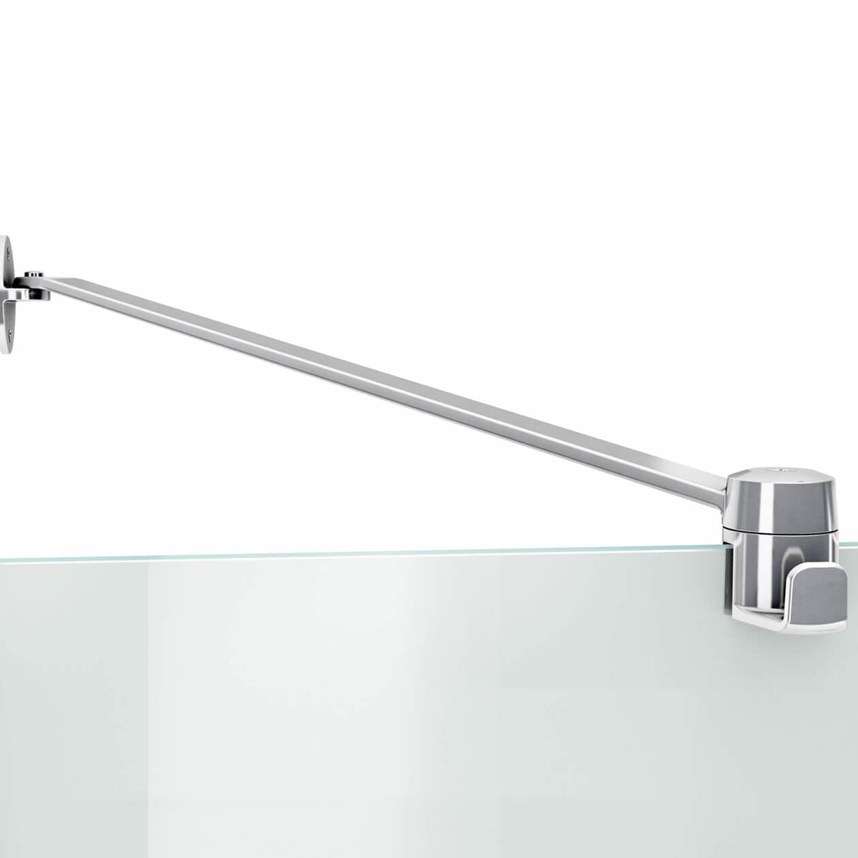 Reveal 71 56-59 x 71 ½ in. 8mm Pivot Shower Door for Alcove Installation with Clear glass in Chrome