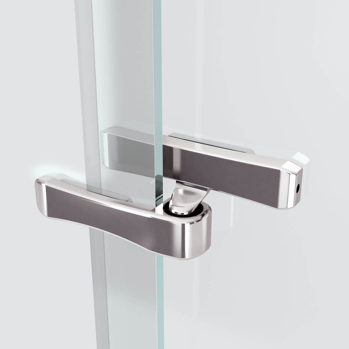 Reveal 71 32 ½-35 ½ x 71 ½ in. 8mm Pivot Shower Door for Alcove Installation with Clear glass in Chrome