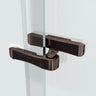 Reveal 71 32 ½-35 ½ x 71 ½ in. 8mm Pivot Shower Door for Alcove Installation with Clear glass in Chrome