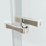 Reveal 71 32 ½-35 ½ x 71 ½ in. 8mm Pivot Shower Door for Alcove Installation with Clear glass in Chrome