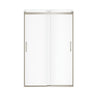Revelation Round 44-47 in. x 70 ½-73 in. 6 mm Bypass Shower Door for Alcove Installation with Clear glass in Chrome