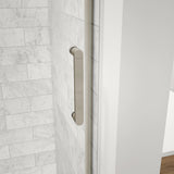 Revelation Round 56-59 in. x 70 ½-73 in. 6 mm Bypass Shower Door for Alcove Installation with Clear glass in Chrome